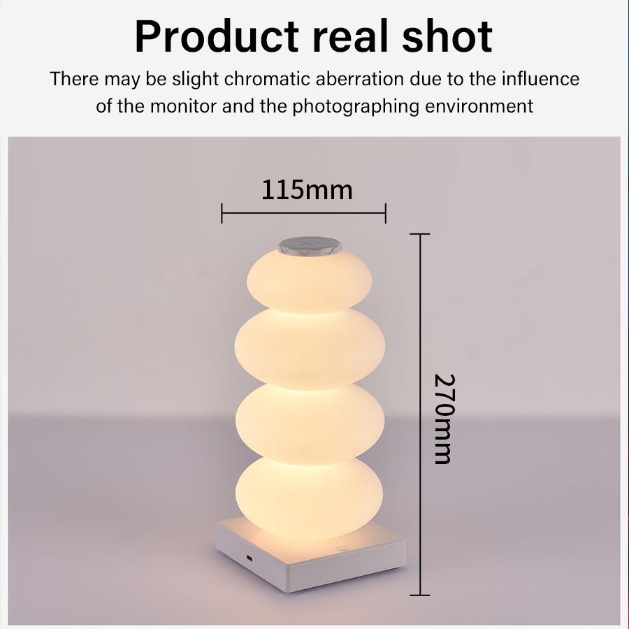 Rechargeable RGB Atmosphere Light Colorful Candy String Lights Rechargeable Night Light  for Bar Holiday Party Decoration