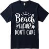 Fashion Tshirt New Arrived Unisex Oneck Tshirt Casual Beach Hair Dont Care Star Sun Classic Unisex Tshirt Minimalist Teeshirt