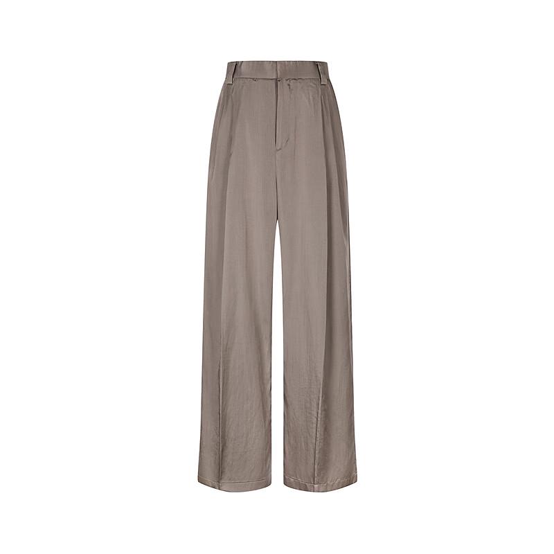LESS 2025 Summer Loose Straight-Leg Trousers