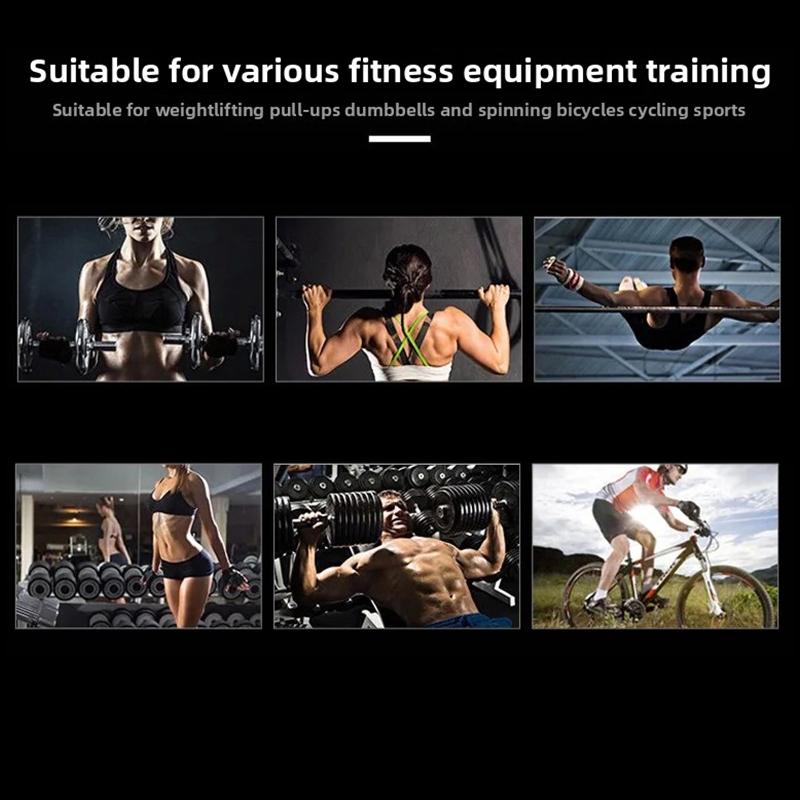 1 Pair Weightlifting Training Gloves For Men Women Fitness Sports Body Building Gymnastics Gym Hand Wrist Palm Protector Gloves