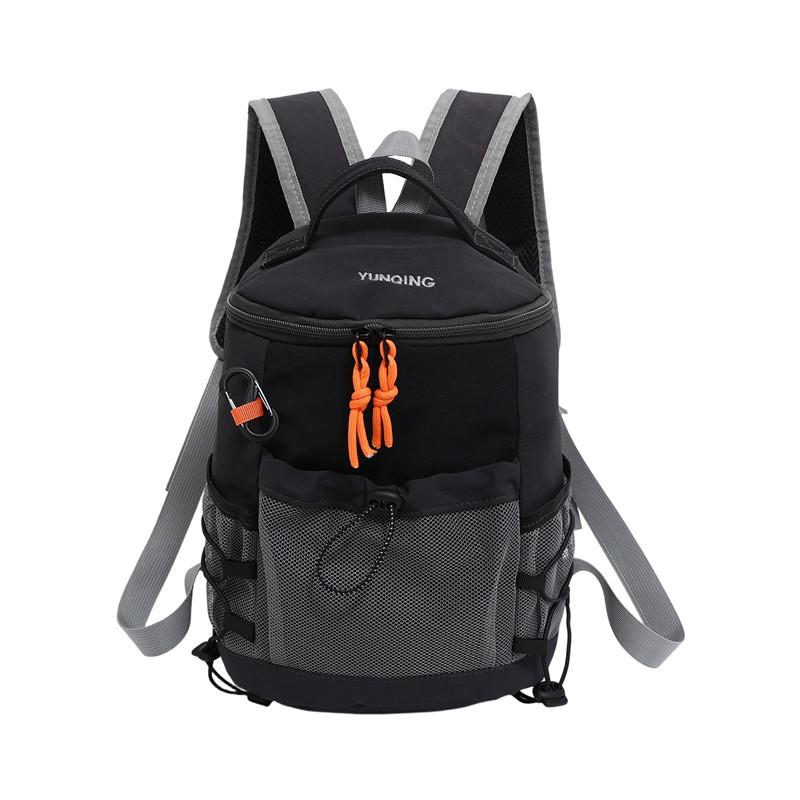 Schoolbag Fashion Trend Versatile Backpack Outdoor Sports Hiking Camping Mountaineering Bag Casual Simple Splicing Contrasting Color Backpack