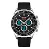Men's business silicone tape watch multi-functional luminous waterproof electronic watch manufacturer