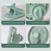 Compact Oscillating Desktop Clip-on Fan for Dorms and Homes
