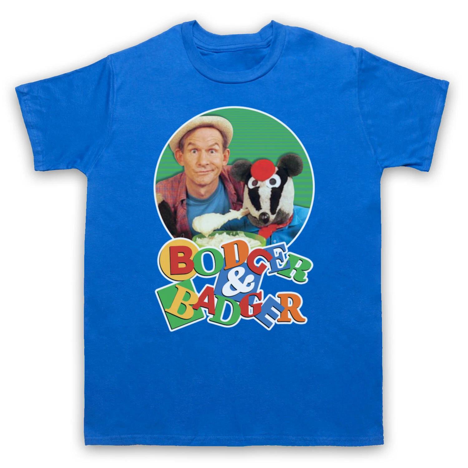 BODGER & BADGER KIDS TV SHOW 90 S CHILDRENS COMEDY MENS & WOMENS Boys Baby Children T-shirt 160