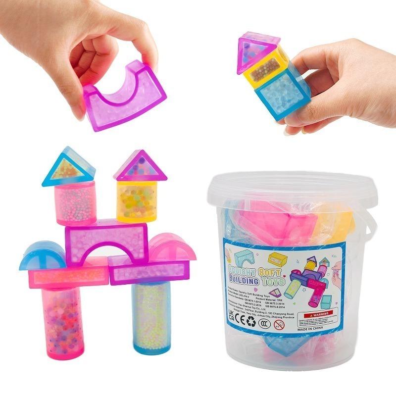 Educational Brick Fidget Toy Squishy Stress Relief Sensory Toy for Anti-Anxiety Relief