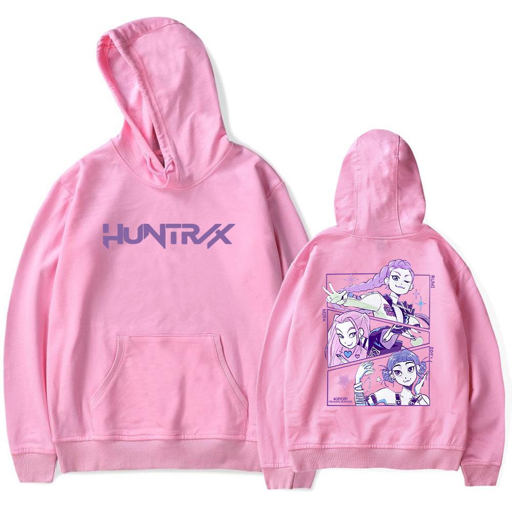 New KPop Demon Hunters Hoodies Streetwear Graphic Printed Hooded Sweatshirt Men Women Cosplay Sports Pullovers