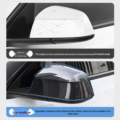Real Carbon Fiber Rearview Mirror Cover for Tesla Model Y