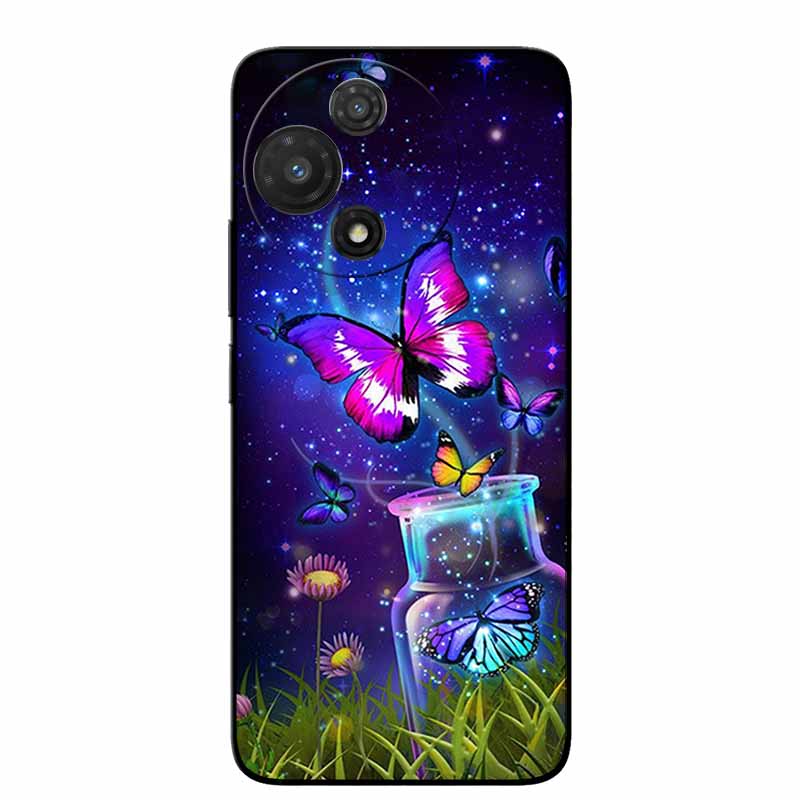 For TCL 60R 5G Case T519H Fashion Protective Silicone Back Cover Cases For TCL 60 R Animal Black Phone Funda TCL 60R T519H Coque