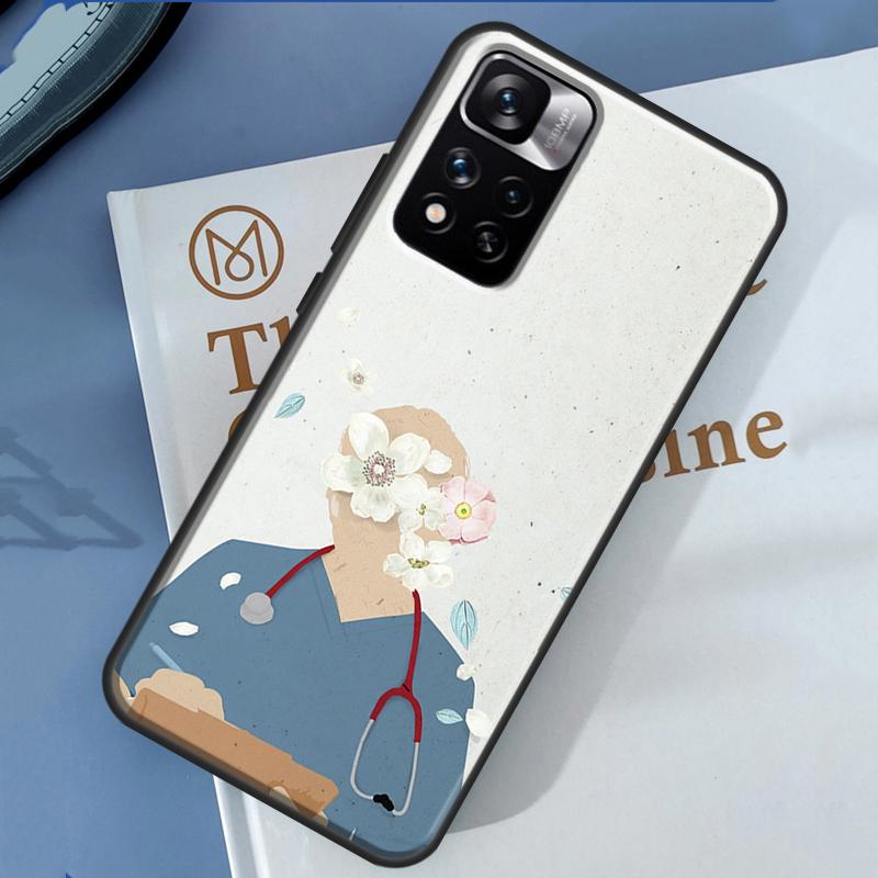 

Nurse Medical Medicine Health Case For Xiaomi Redmi Note 14 13 Pro 12 11 9 10 9S 10S 11S 12S Redmi 13C 10C 12C 14C Cover Redmi 13C