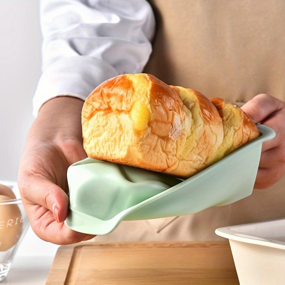 1/4pcs Non-Stick Loaf Pans Flexible Silicone Rectangle Cake Pan for Baking Bread BPA Free Brownie Toast Mold Kitchen Essentials