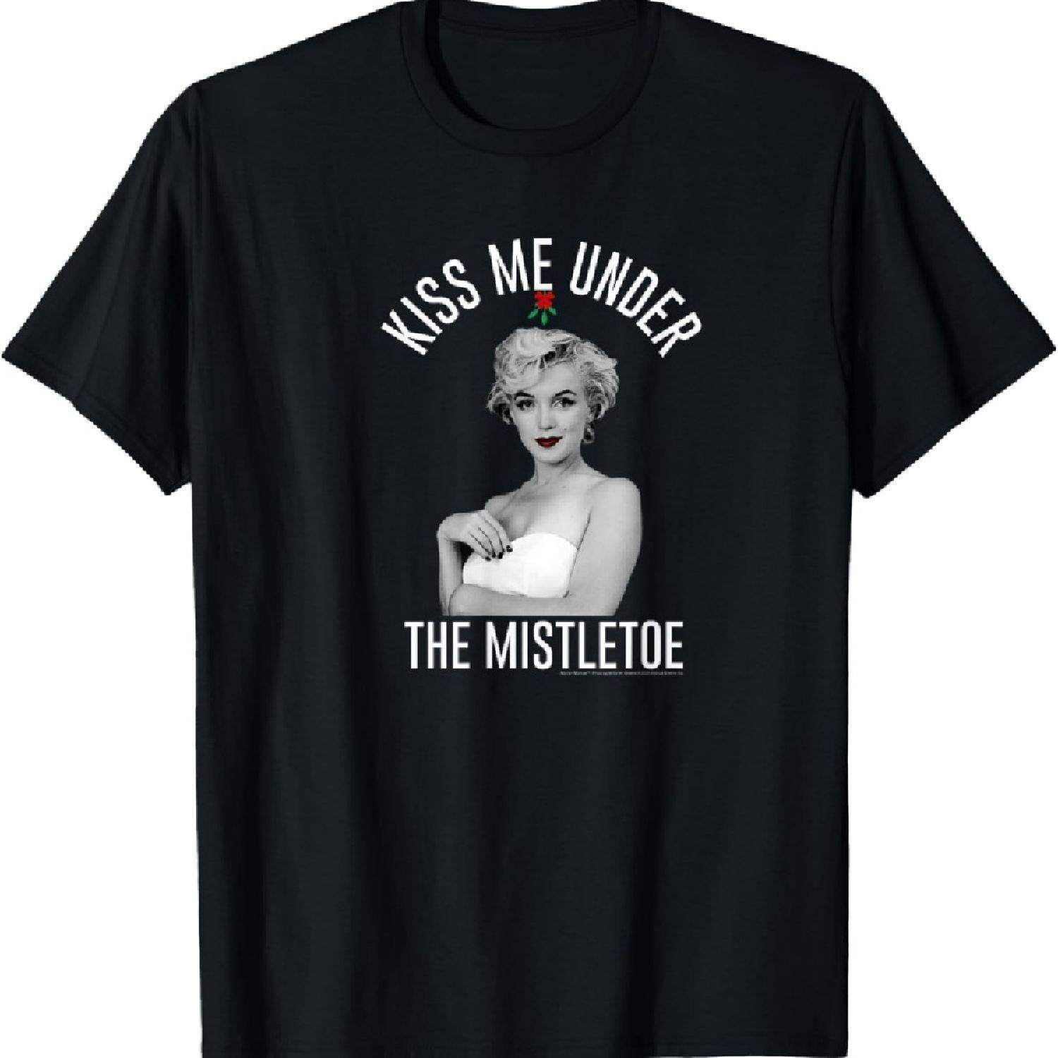 

Marilyn Monroe Holiday Kiss T-Shirt XXXXXL чёрный