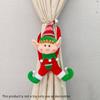 New fabric pointed hat elf doll door hanging curtains holding Christmas tree pendant decorations