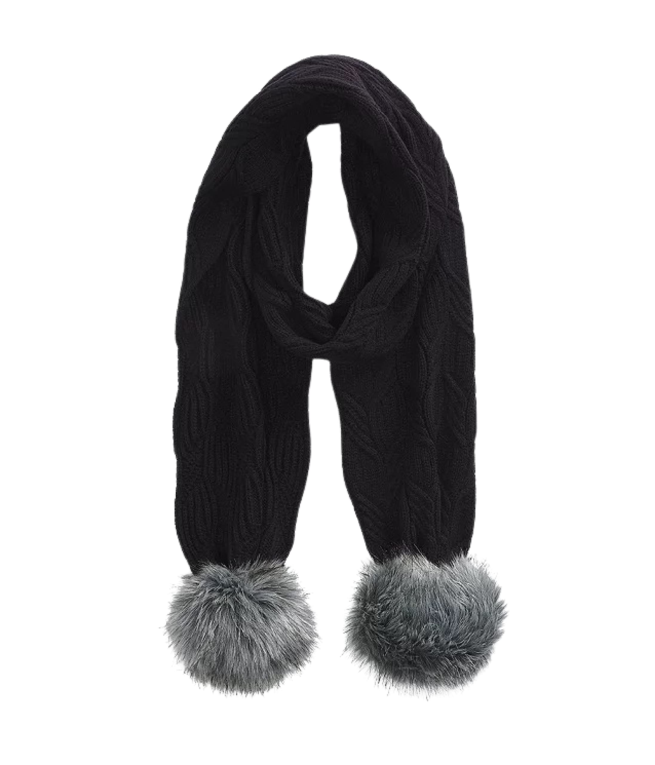 

Шарф North Ohmega Pompom Black One Size [The Face], (Тнф Черный),