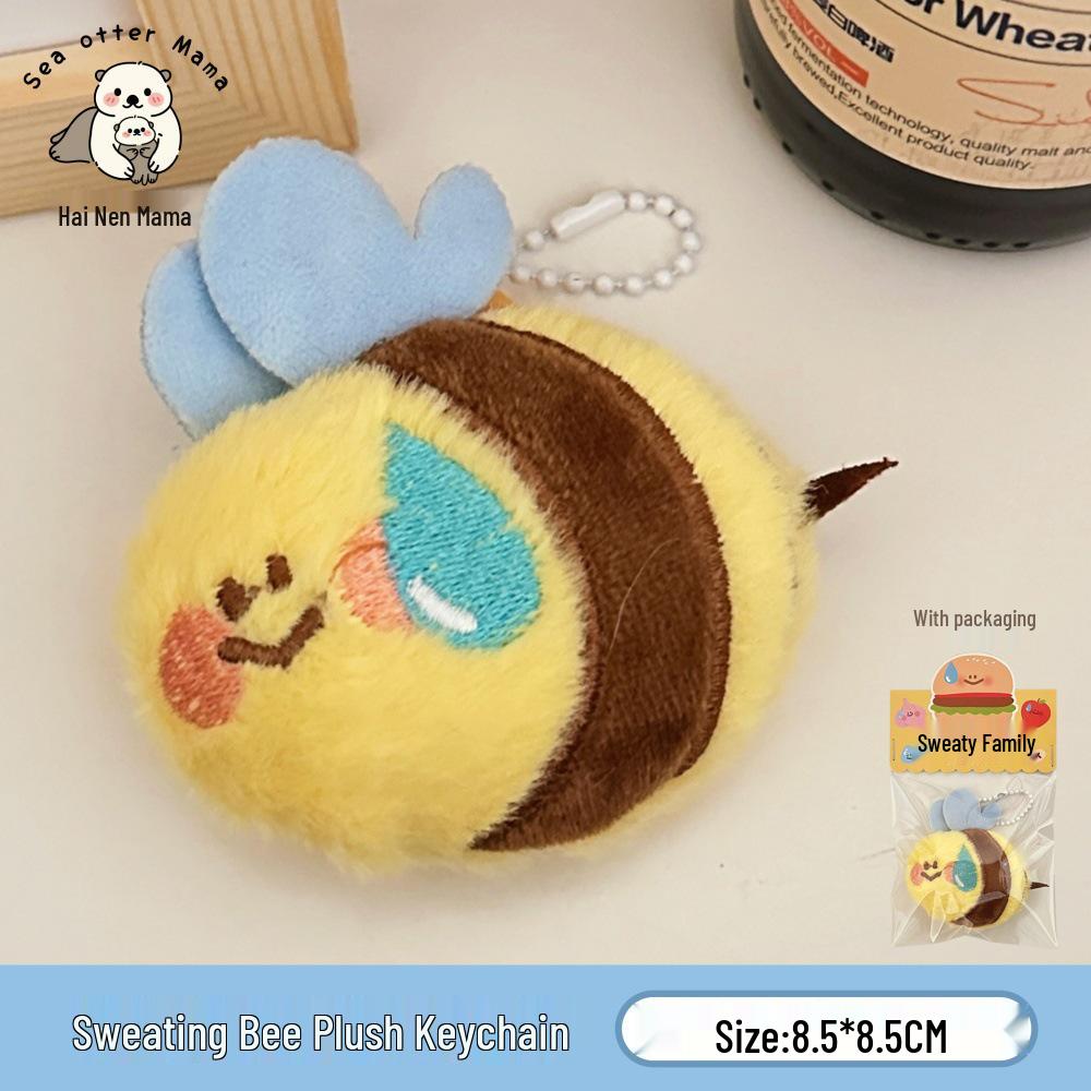 Creative Piggy Bread Capybara Cartoon Brooch Doll Toy Figurine Pin