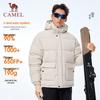 Unisex 90% Duck Down Water-Repellent Hooded Puffer Jacket