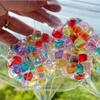 Rainbow Ice Cube Bead Squishy Toys Super Soft Stress Relief Slow Rising Sensory Fidget Toy Funny Decompression Squeeze Toys Gift