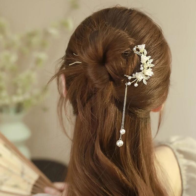 Lily of the Valley Tassel Hair Stick