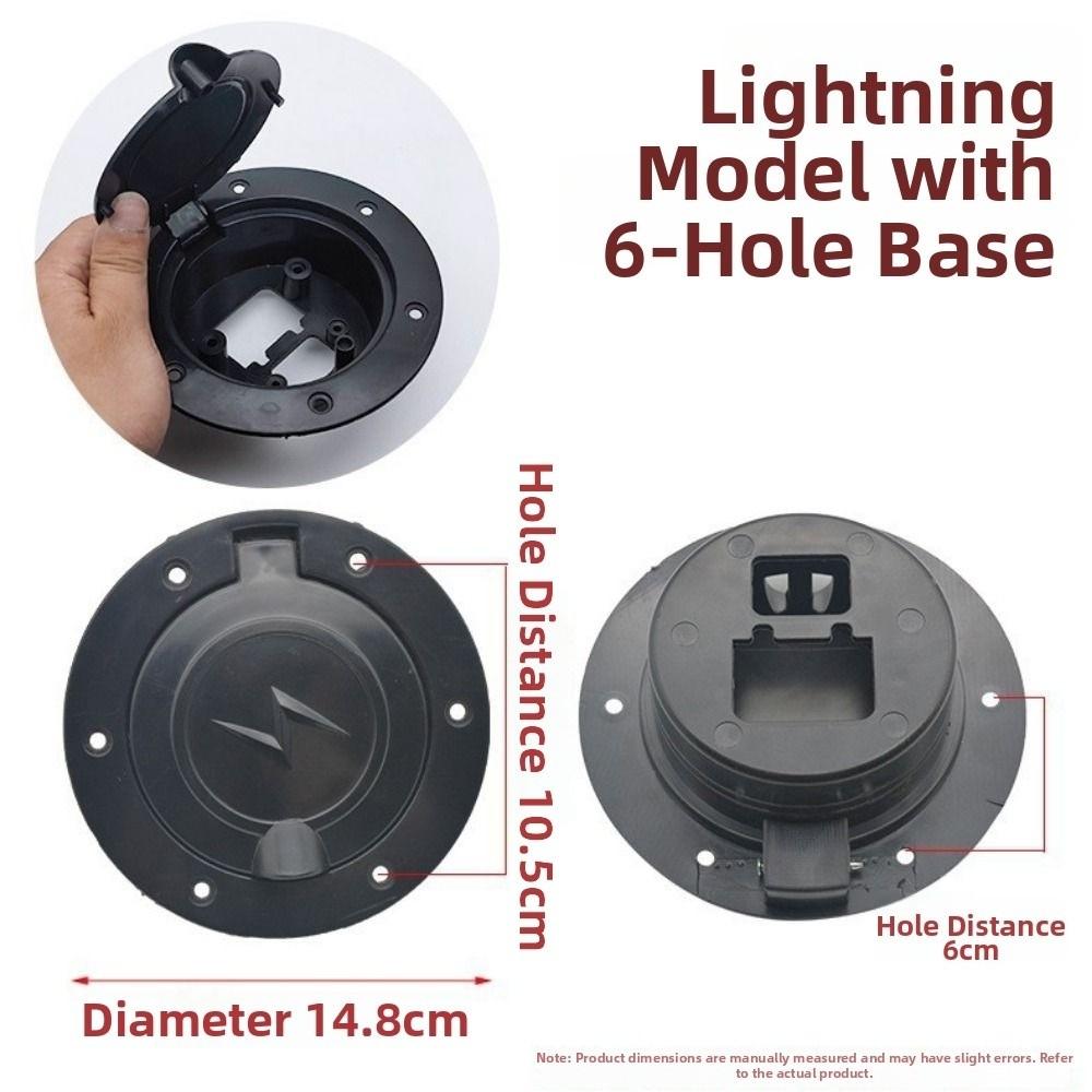 Waterproof Four Wheel Car Fuel Tank Cap Black Spring Cover Accessories  Electric Tricycle Parts