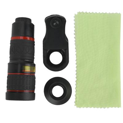 20X Long Focus Zoom Telephoto Lens with Clip for Smart Phone Tablet PC Black