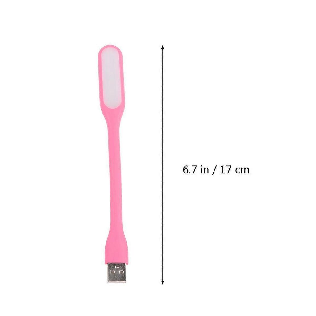 Bedside Reading Lamp Usb Led Lamp Creative Light Indoor Use Assorted Color 8Pcs
