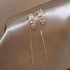 2026 New Wheat Ear Tassel Earrings: Zircon Luxury & Unique Design for Women
