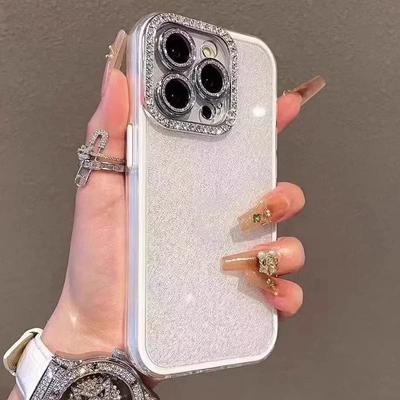 Luxury Glitter Diamond Phone Case For iPhone 14 15 16 Plus 11 12 13 16 Pro Max Shockproof Hard Back Camera Protector Cover
