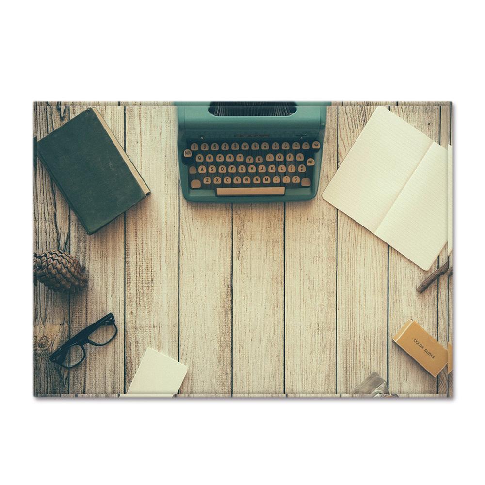 Textured Large Carpet Feather Wind Bedroom Floor Mat