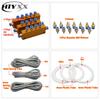 CNC Manual Lubrication Oil Pump Kit Oil Outlet 4mm 6mm TZ-5 Lubrication Pump for CNC Engraving Router