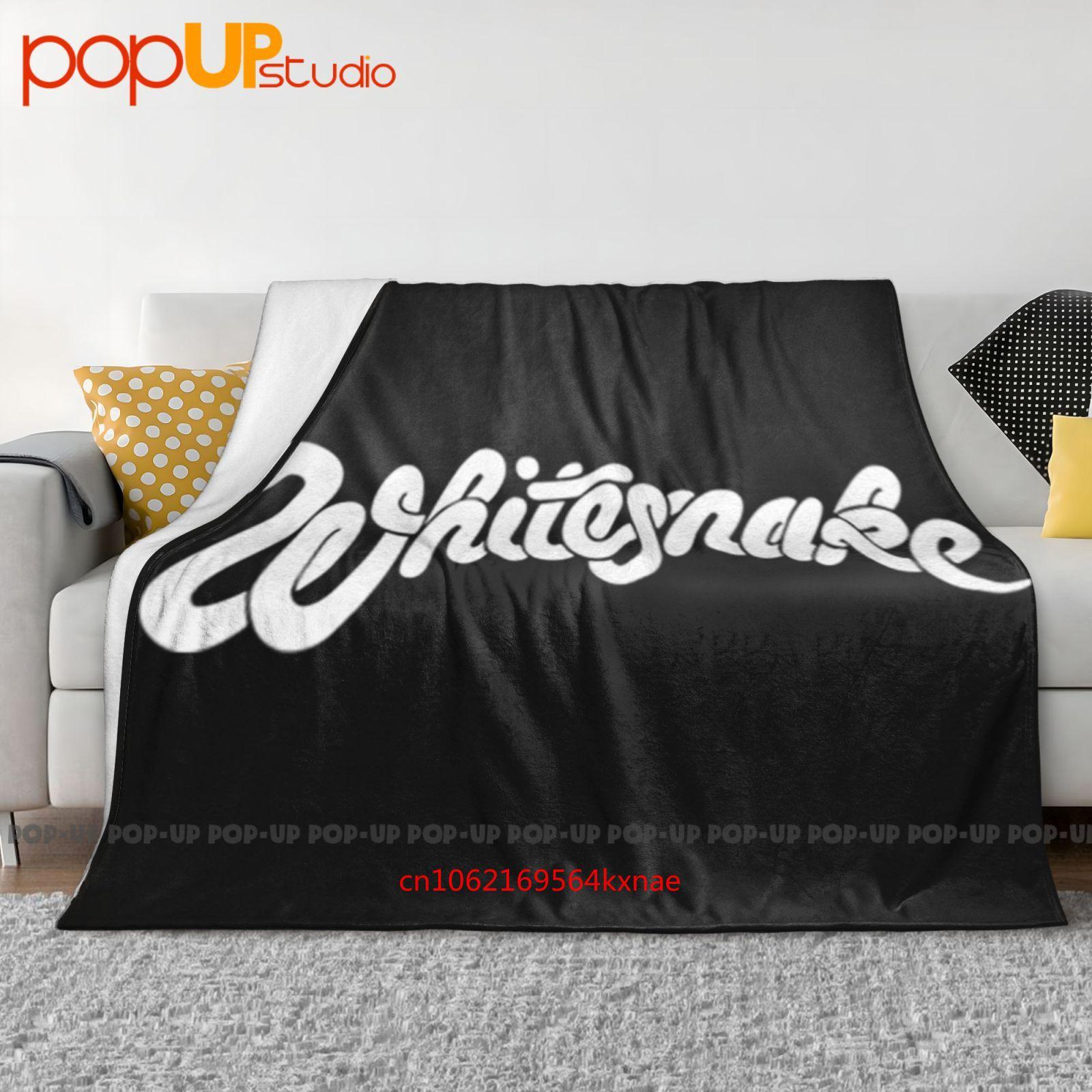 Whitesnake Ultra-Soft Blanket Quilt Winter Sofa Cover Bed Covers 30x40in