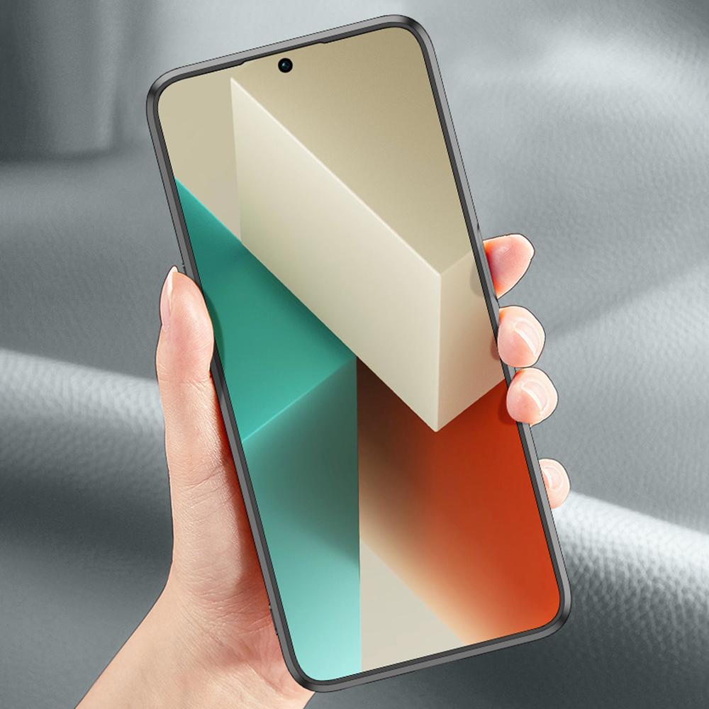 For Xiaomi Redmi Note 13 Pro+ 5G Case Wood Texture Leather Coated TPU Phone Protective Cover