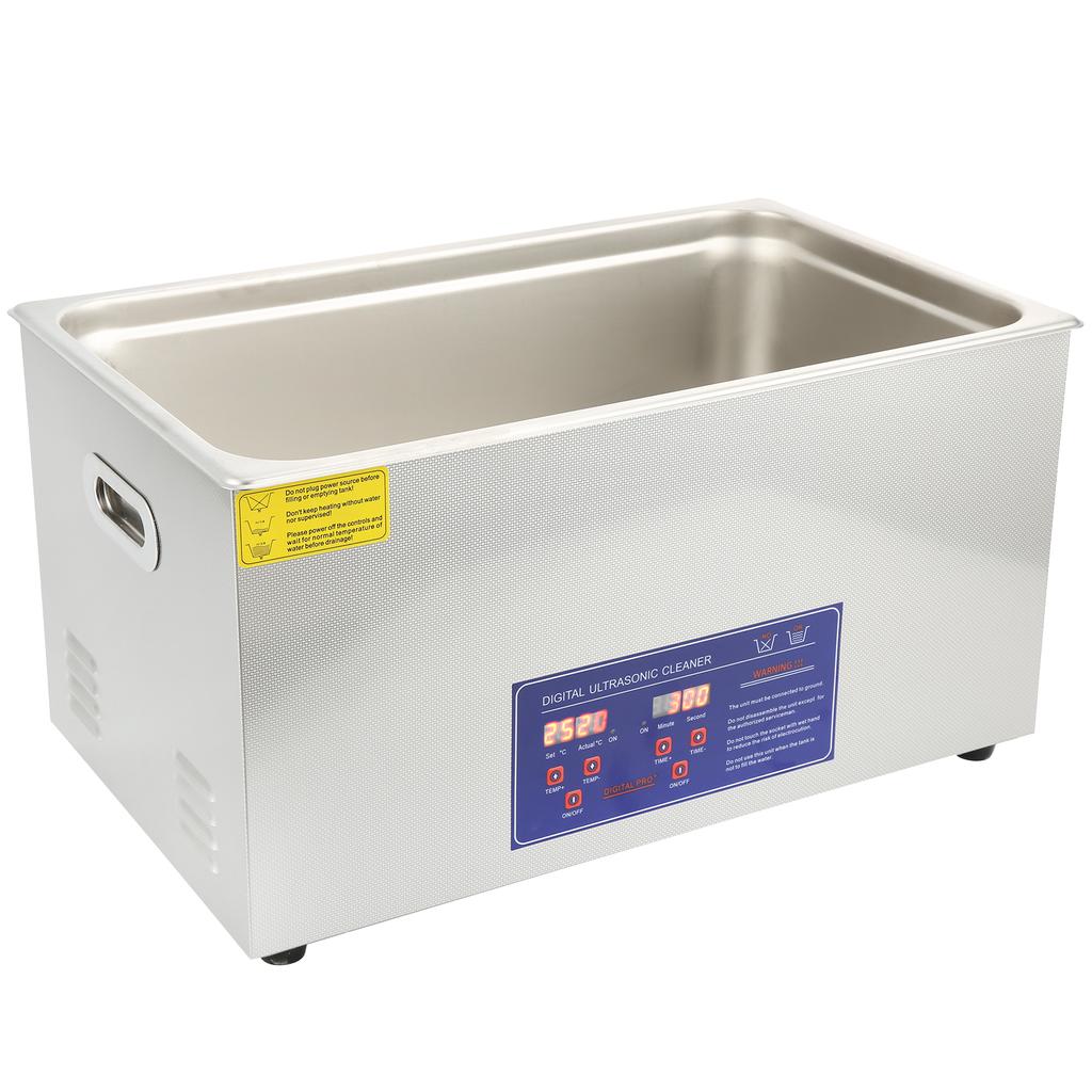 Ultrasonic Washing Machine Digital Timer Heating for Jewelry Cleaning Equipment PS‑80A