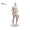Motivational Home Office Gift Desk Businessman Statue, 3D Printed Decor for Men, Detailed Shirt Wrinkle Model Executive Figurine with Briefcase,