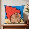 Carpincho CARTOON cushion cover For Pillow Printing Sofa Decoration Home Car Room Coffee Shop Office Nordic Simplicity