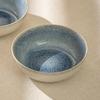 Ceramic Bowl High Value Gradual Change Blue Salad Bowl Household Round Dish Bowl Ramen Bowl Restaurant Japanese Tableware