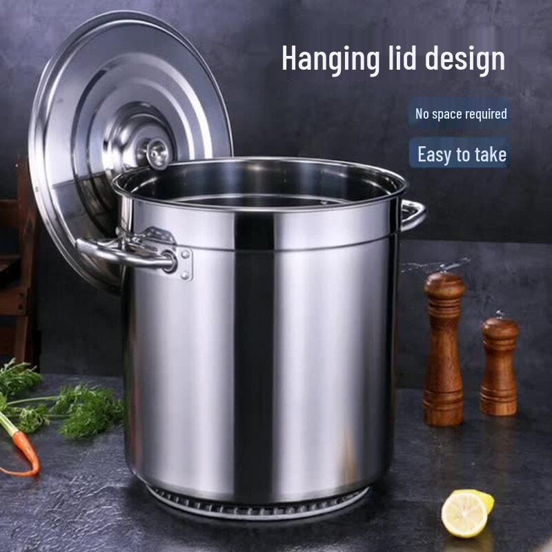 BAILOCK Stainless Steel Energy-Saving Bucket with Lid