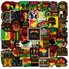 50PCS Juneteenth Black History Stickers, American Independence Day Decals for Phone, Laptop & Luggage