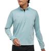 HOKA ONE ONE Comfortable Warm Knitted Sports Long Sleeve T-Shirt Men tops Crystal-Blue 1164156