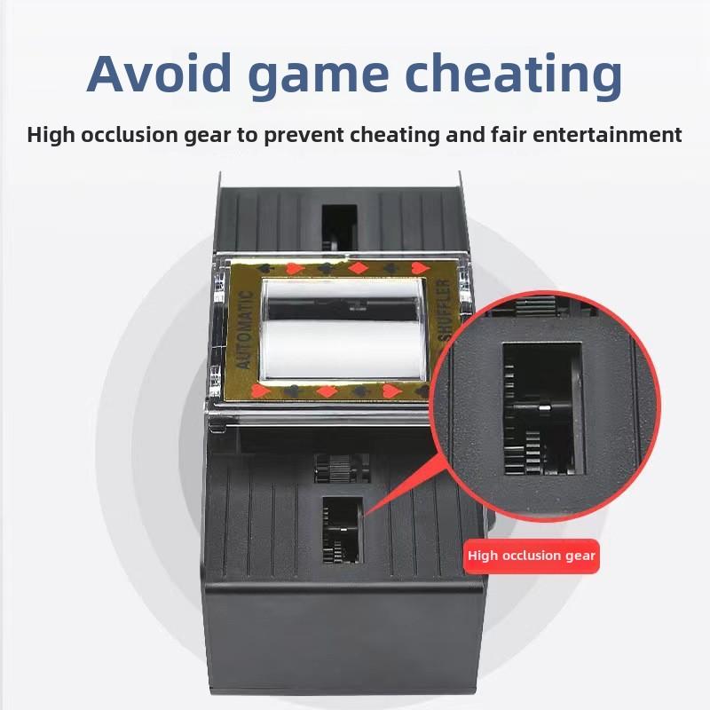 Multi-Game Automatic Card Shuffler For Texas Hold'Em Chinese Poker Werewolf Family Gatherings Shuffling Machine For Party Games