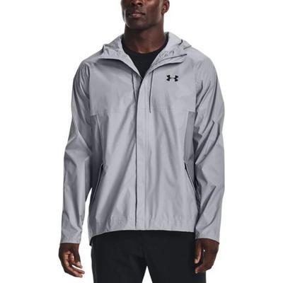 Chaqueta con capucha con logo de entrenamiento Cloudstrike Shell para hombre, chaquetas gris 1350950-035