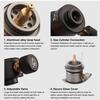 Gas Tank Lamp with Gas Burner Gas Atmosphere Lamp Energy-saving Candle Lantern Aluminum Alloy for Outdoor Fishing Camping Hiking