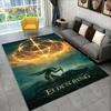 Ковер с 3D-печатью по мотивам игры Elden Ring, Ковер для гостиной, спальни, дивана, Прикроватный коврик, Декоративный коврик, Детский нескользящий 3D-коврик для пола