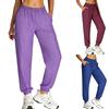 Pantaloni lungi largi și confortabili pentru femei și pantaloni de lucru cu buzunare multiple