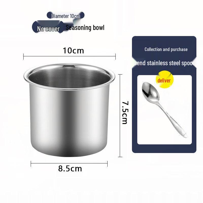 

304 Stainless Steel Commercial Deep Mixing Bowls (10-Pack)