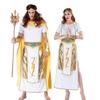Halloween Costumes Adult Couple Aquaman Cosplay Cleopatra Pharaoh Costume Queen King God of War Costume