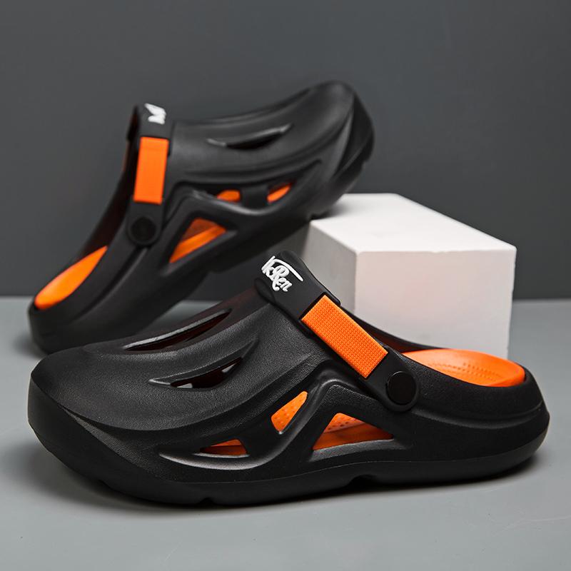 Fashion Summer Men Clog Slippers Comfortable Water Shoes Outdoor Sandals Beach Shoes Men's Slippers Slides Indoor Bathroom Shoes