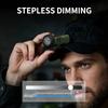 Mini EDC Flashlight Magnetic Charging Motion Sensor, Ultra Bright Clip On Headlight Portable Pocket Work Light for Hats Camping Hiking Emergency