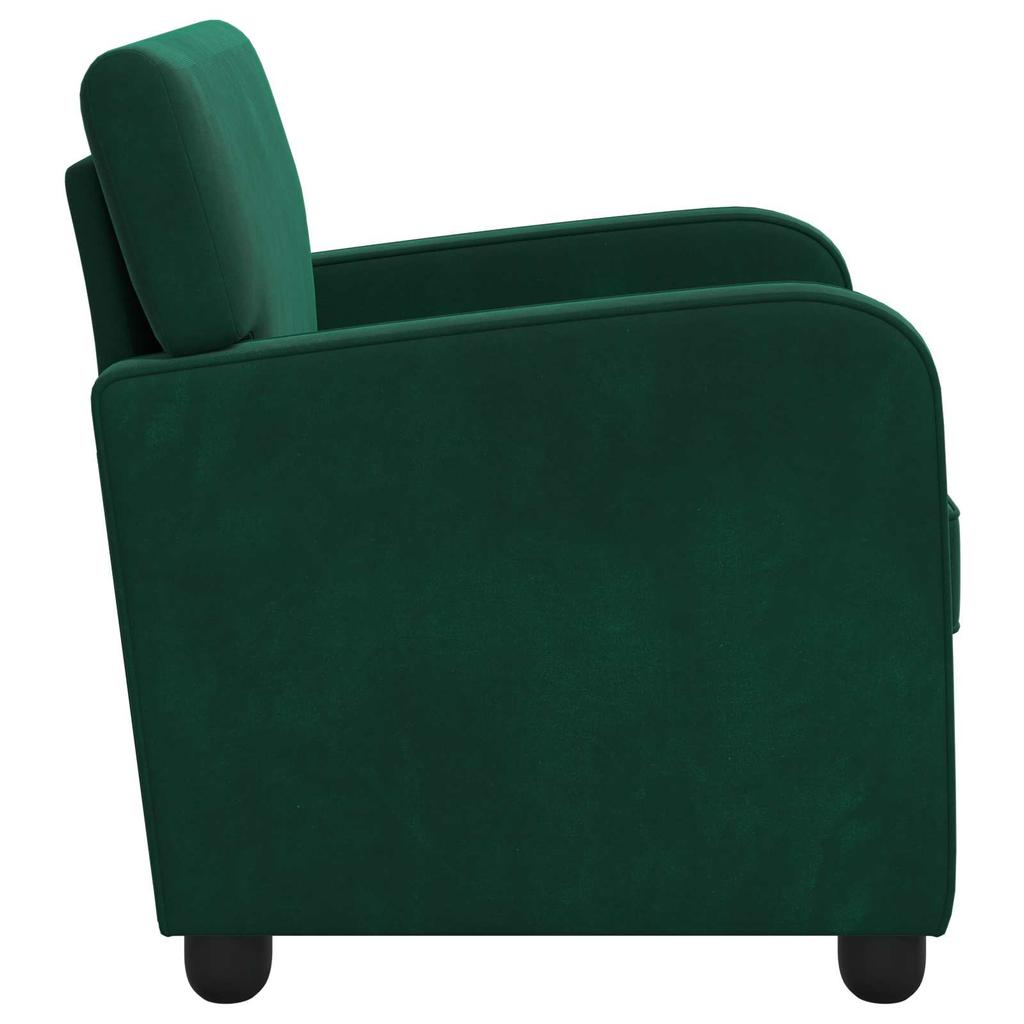 Armchair Dark Green Velvet