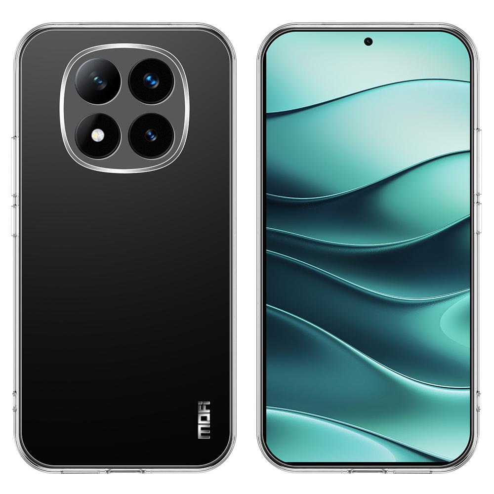 MOFI For Xiaomi Redmi Note 14 Pro 5G/Poco X7 5G Case Anti-Scratch Clear Soft TPU Phone Cover