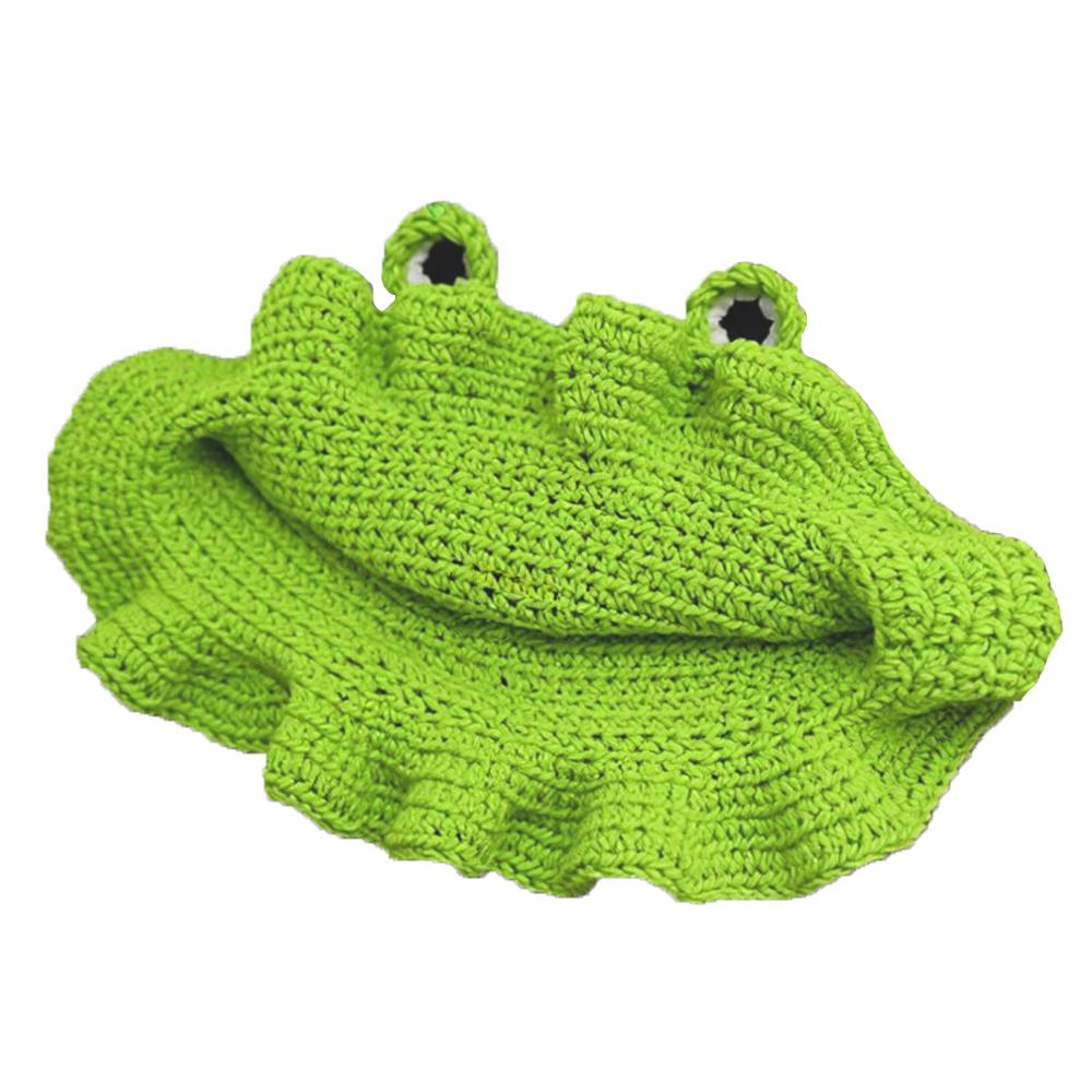 Neutrální ručně háčkovaná pletená čepice s roztomilýma ušima v hip rybářském stylu na párty s volánky hip-hop cosplay