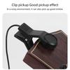 Violin Acoustic Guitar Ukulele Pickup Clip On Microphone Piezo Pickup Guitar Sound Hole Pickup with 6.35mm Audio Jack